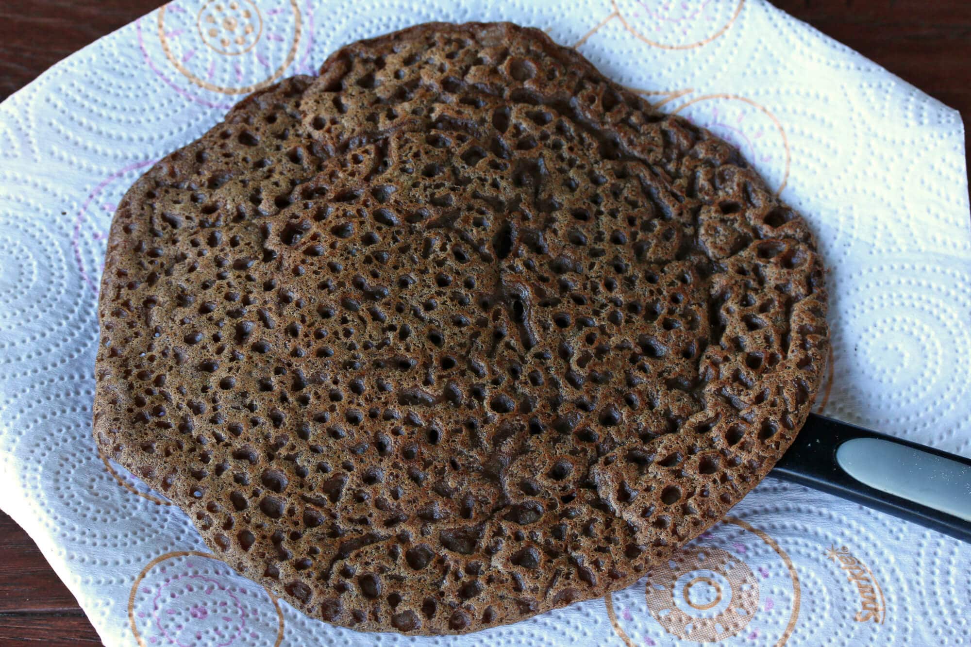 injera recipe authentic traditional ethiopian flatbread sourdough fermented teff flour gluten free