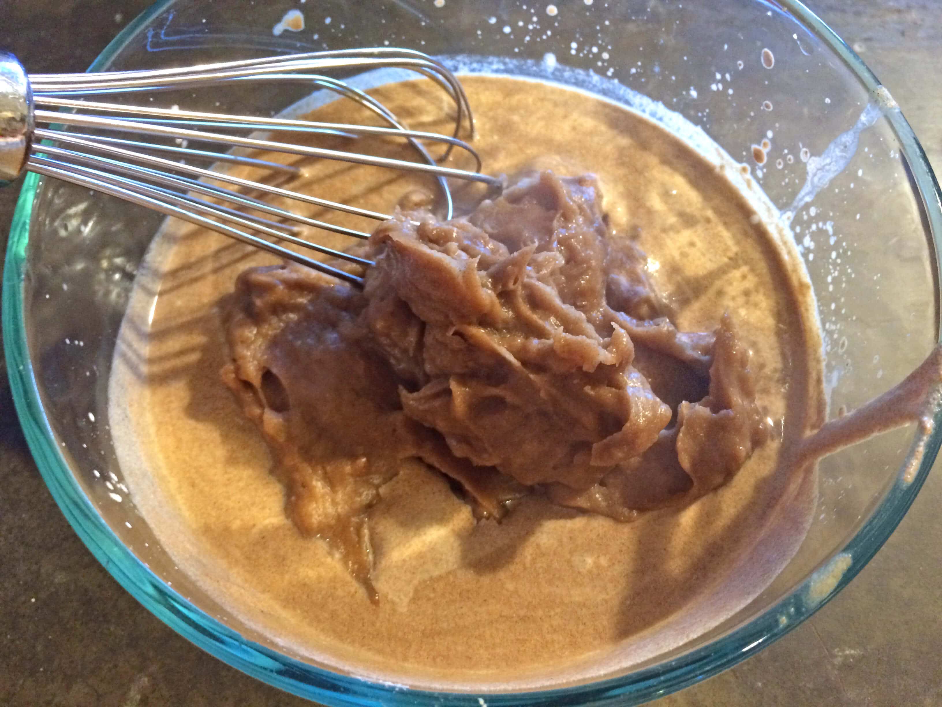 stirring batter