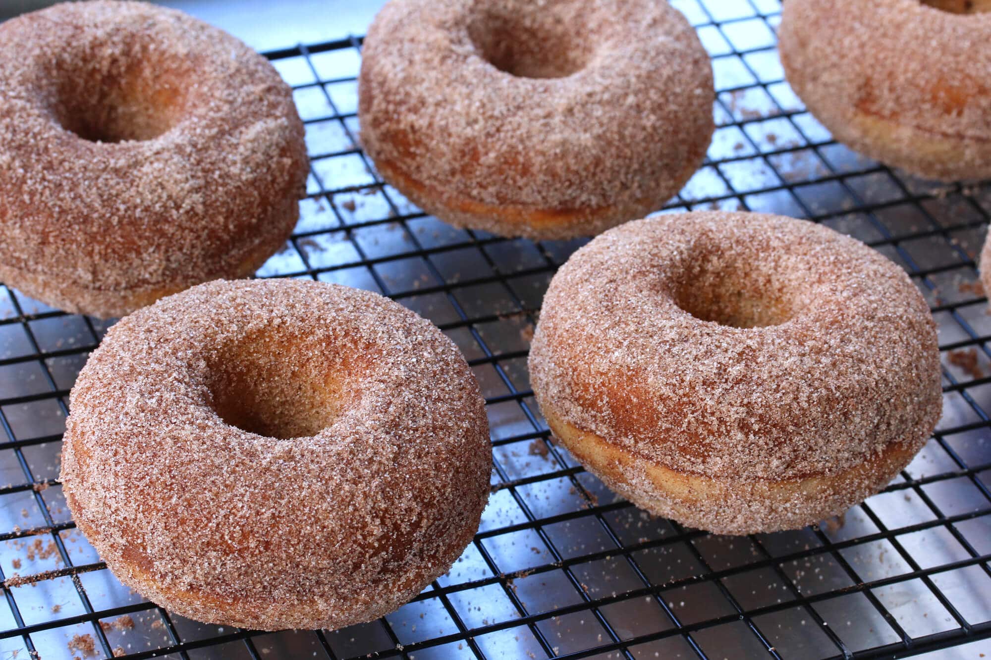 BEST Gluten Free Cinnamon Sugar Donuts - The Daring Gourmet