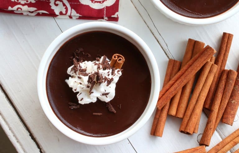 Easy Mexican Chocolate Pots de Crème