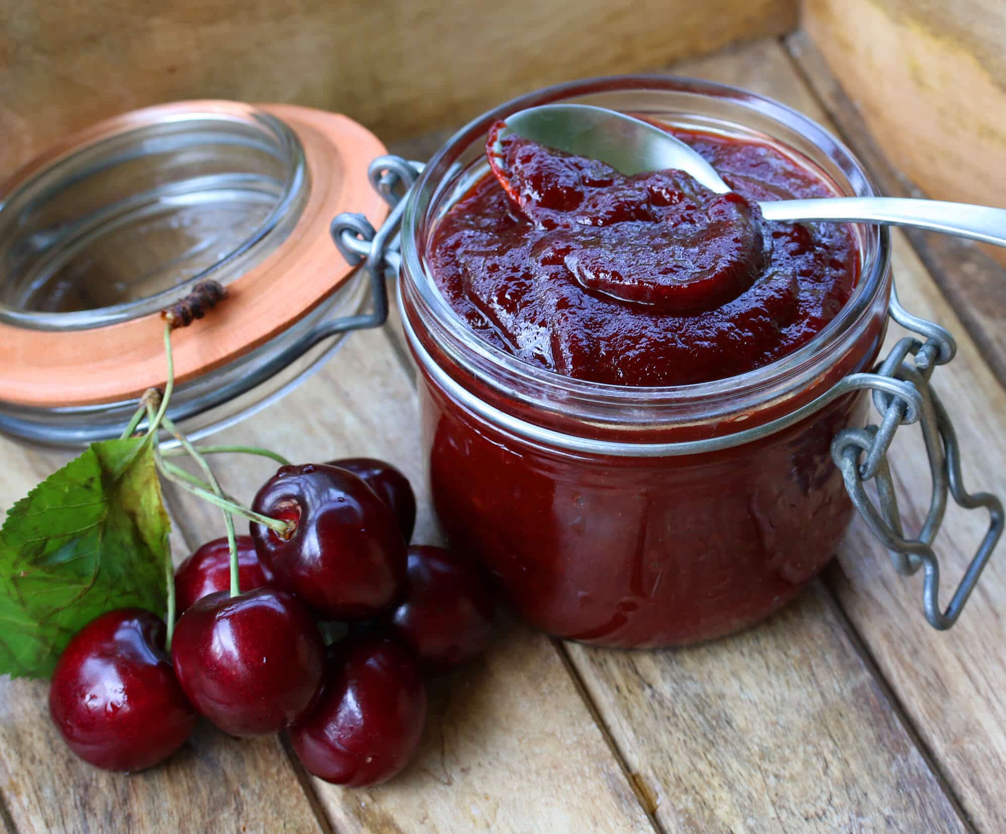 cherry barbecue bbq steak sauce recipe cherries homemade condiment grilling