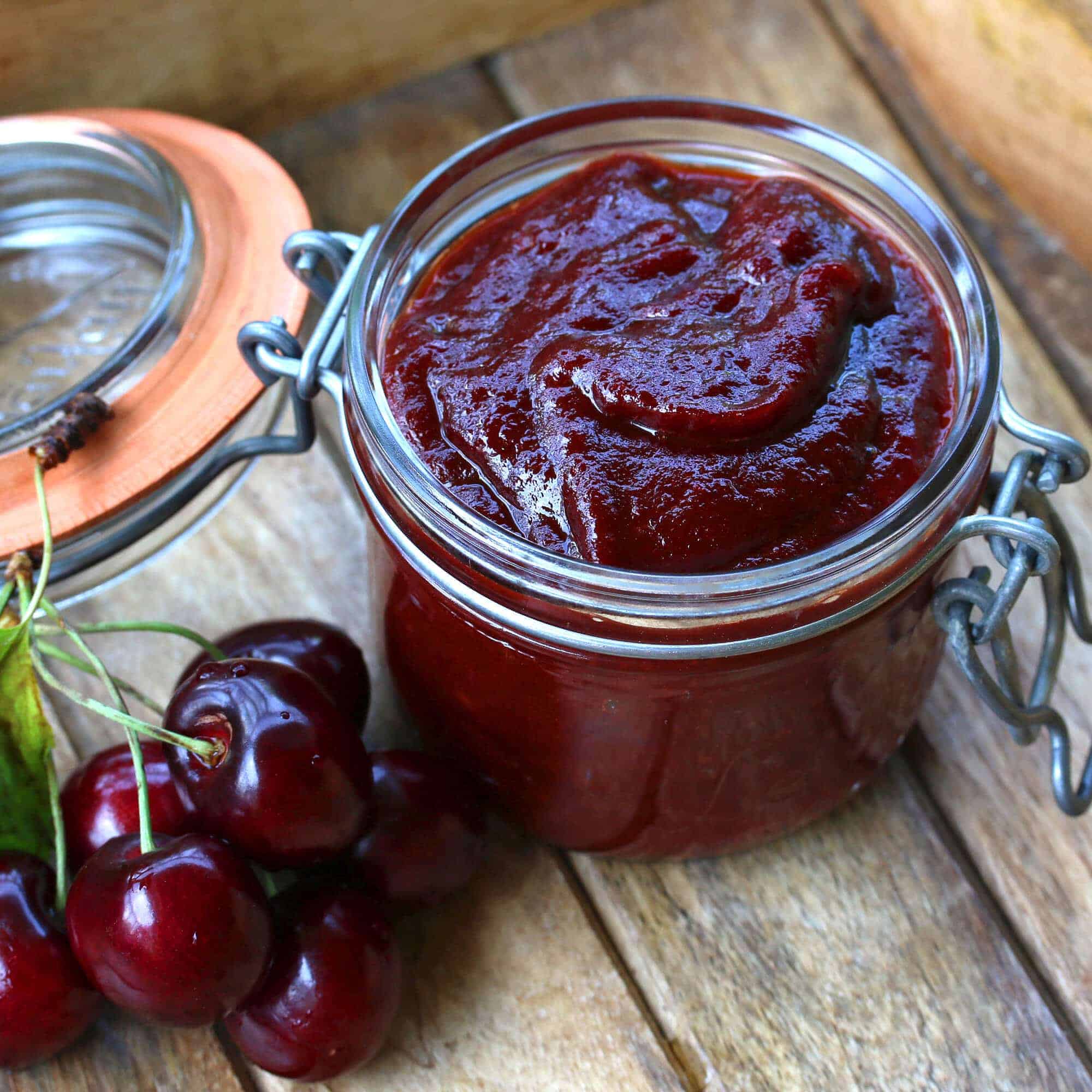 cherry barbecue bbq steak sauce recipe cherries homemade condiment grilling