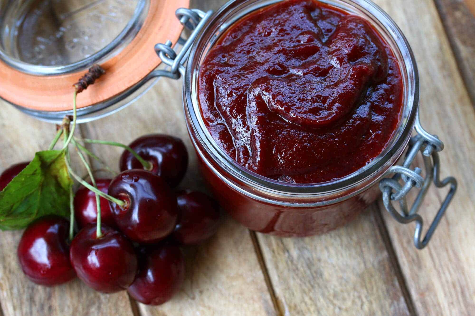 cherry barbecue bbq steak sauce recipe cherries homemade condiment grilling