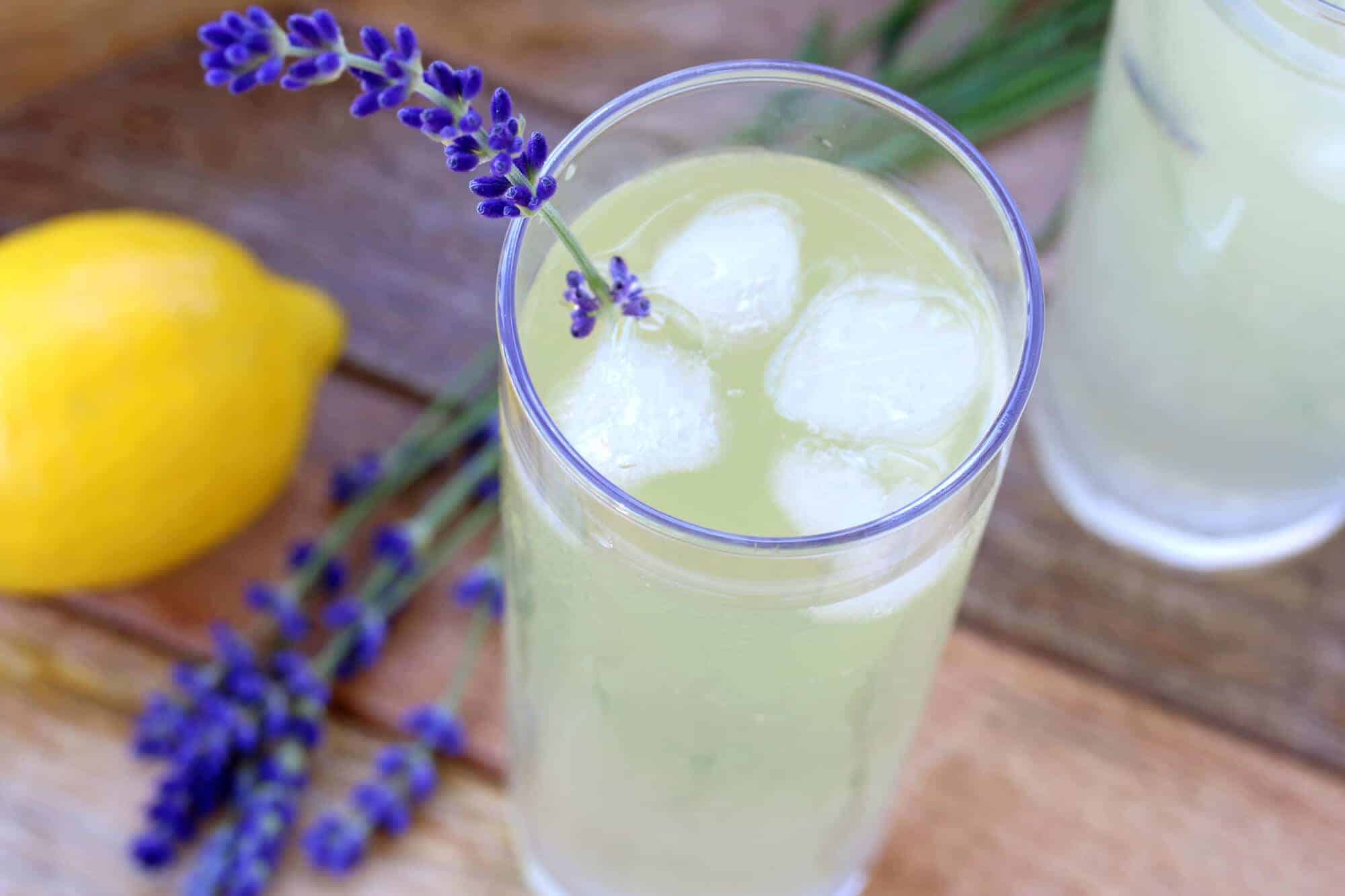 lavender lemonade recipe fresh dried honey simple syrup easy