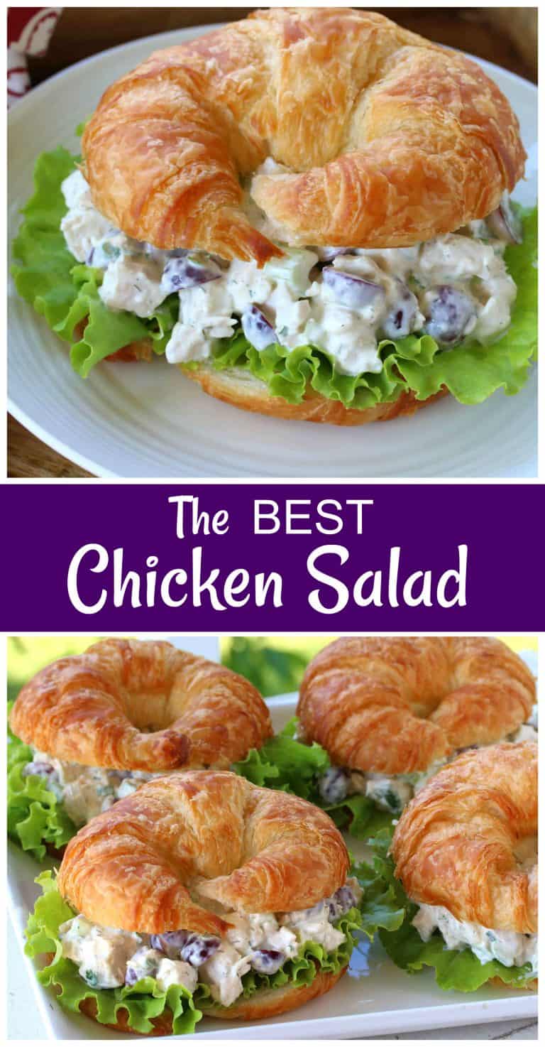 chicken salad recipe best homemade ultimate deli style croissants sandwiches 