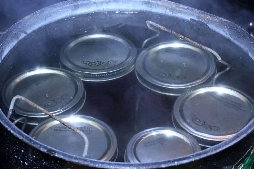 canning the jars