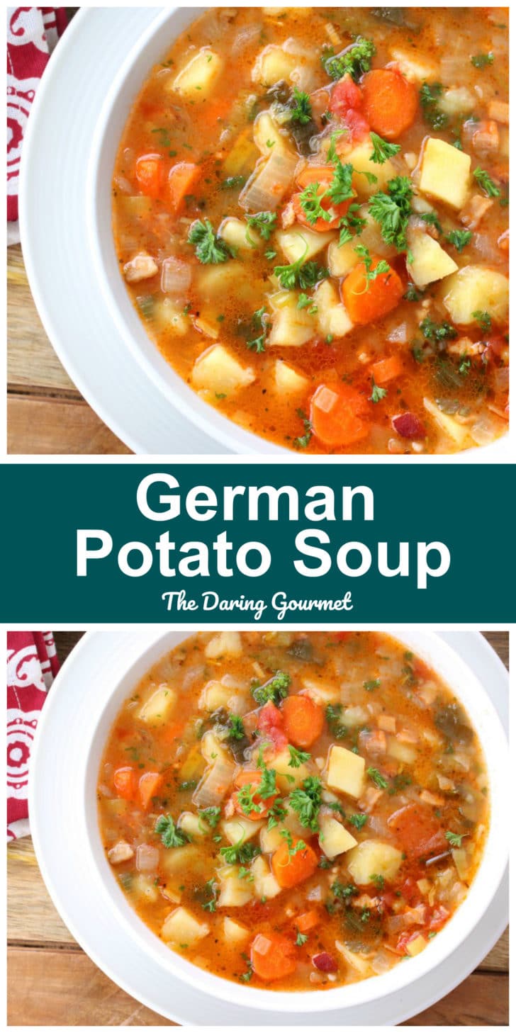 German Potato Soup (Kartoffelsuppe) The Daring Gourmet