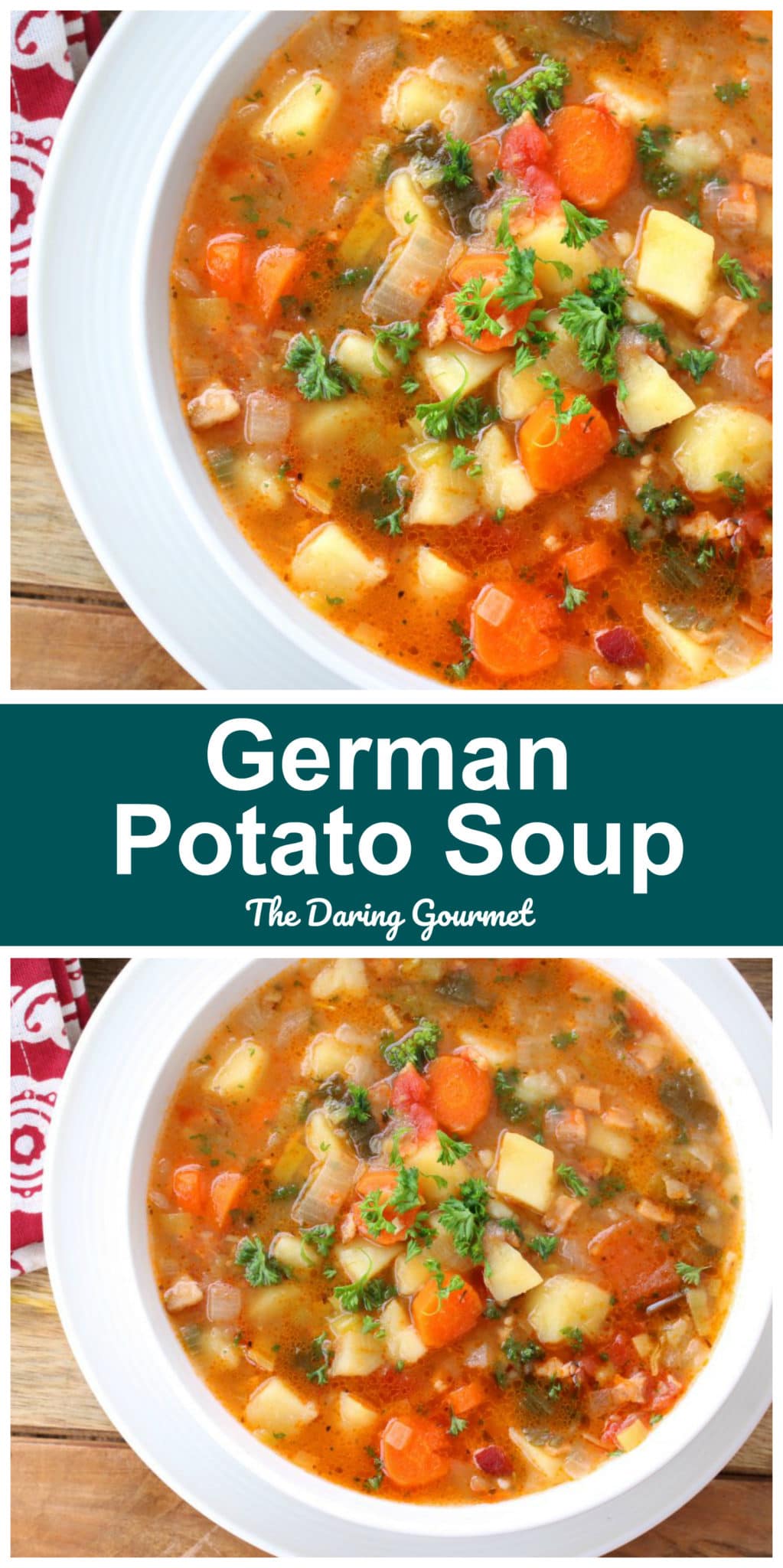 German Potato Soup (Kartoffelsuppe) The Daring Gourmet