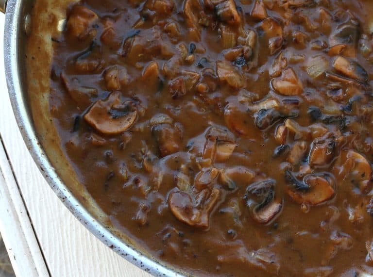 BEST Brown Mushroom Gravy (from scratch) The Daring Gourmet