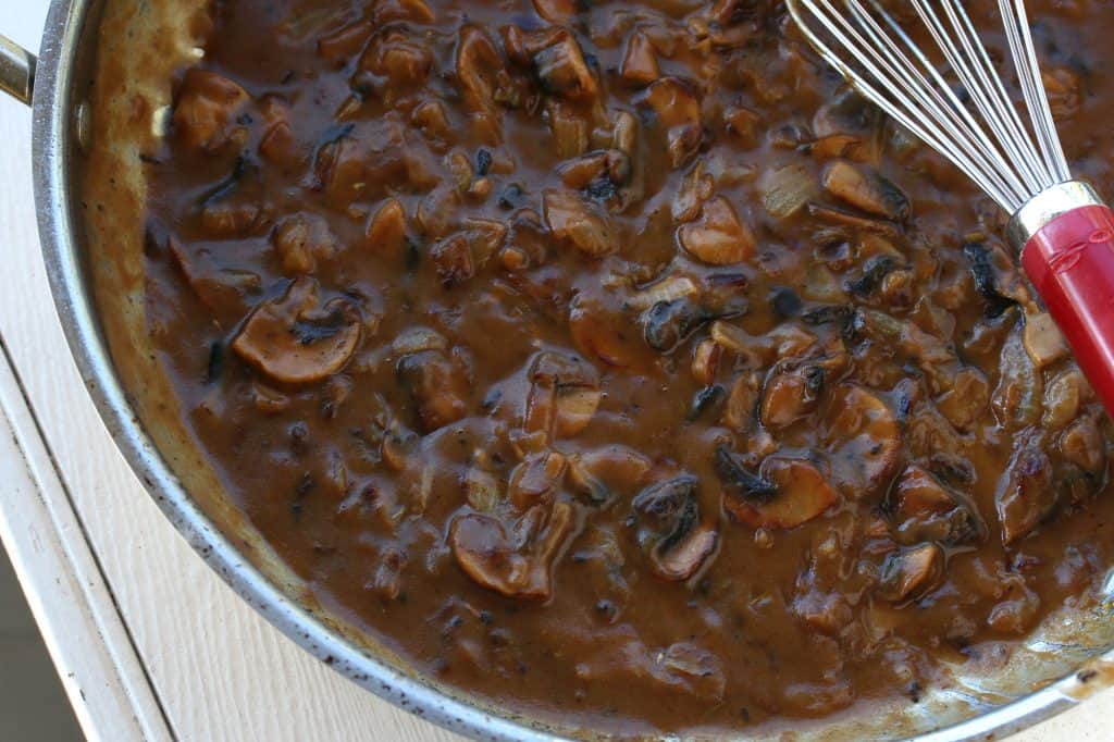 BEST Brown Mushroom Gravy (from scratch) - The Daring Gourmet