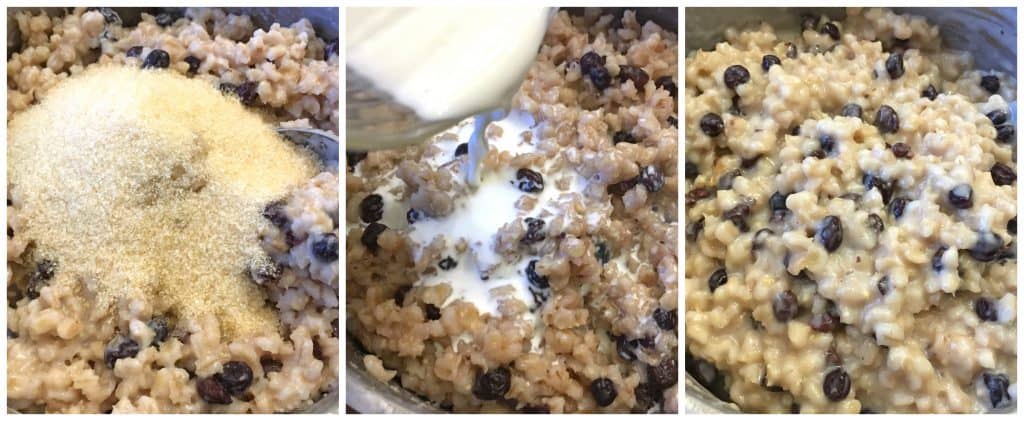 scottish barley pudding recipe traditional authentic currants raisins cream scotland breakfast dessert