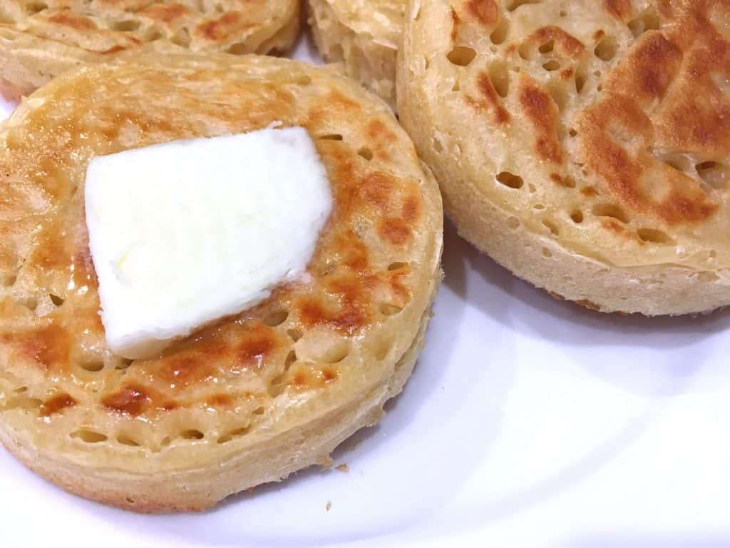 crumpets recipe best homemade authentic traditional British English yeast