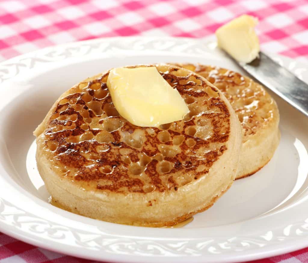 crumpets recipe how to make homemade English British traditional authentic 