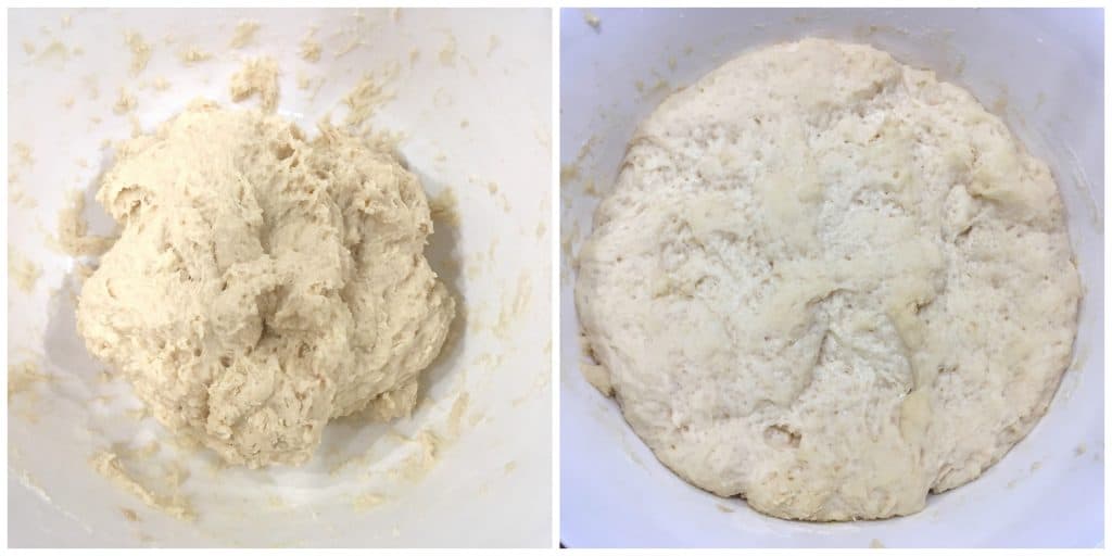 letting dough rise