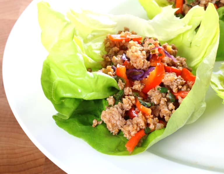 thai lettuce wraps recipe paleo gluten free low carb calorie fat