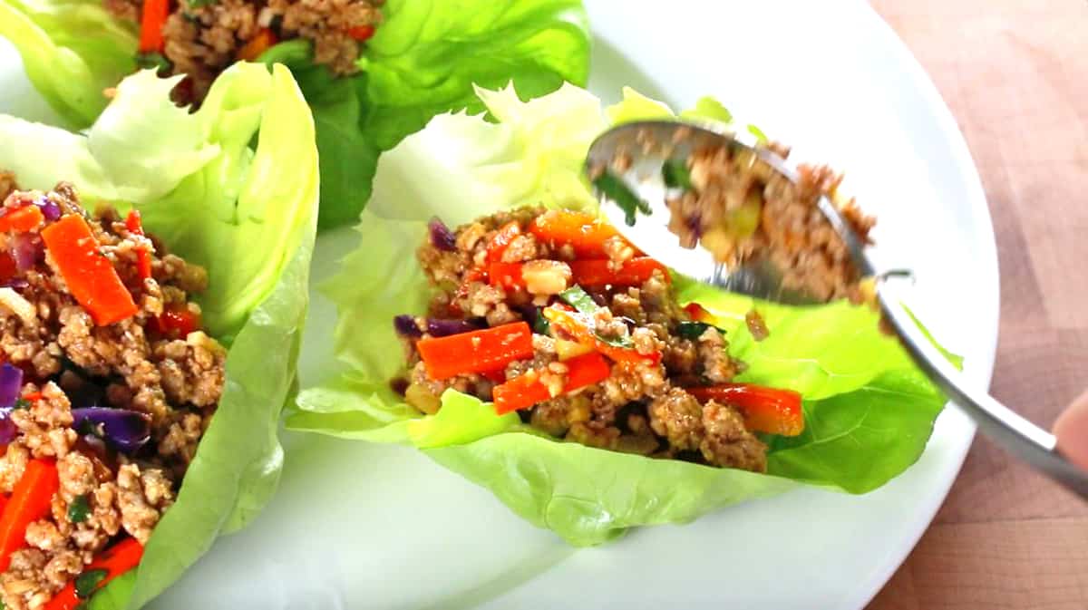 thai lettuce wraps recipe paleo gluten free low carb calorie fat