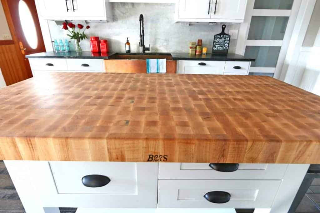 The 1912 Modern Farmhouse Kitchen Remodel: Our John Boos Butcher Block  Island - The Daring Gourmet