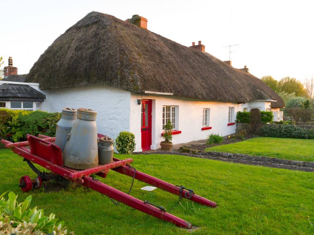 Irish thatched cottage