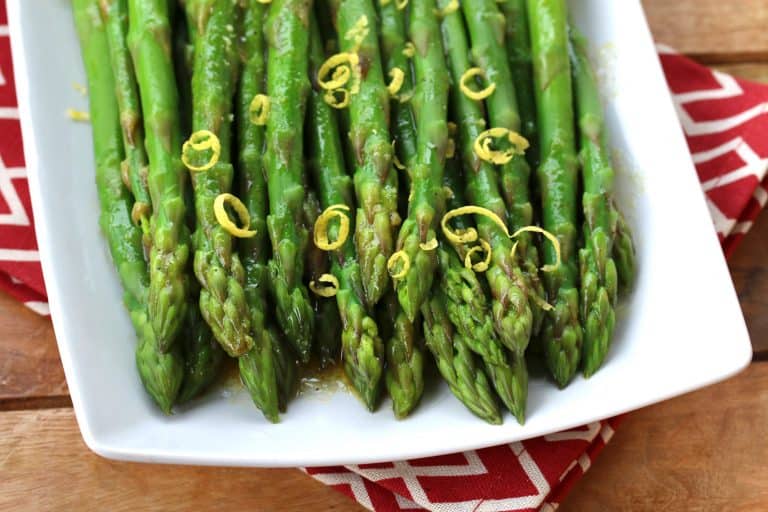 chilled asparagus salad with lemon dijon vinaigrette