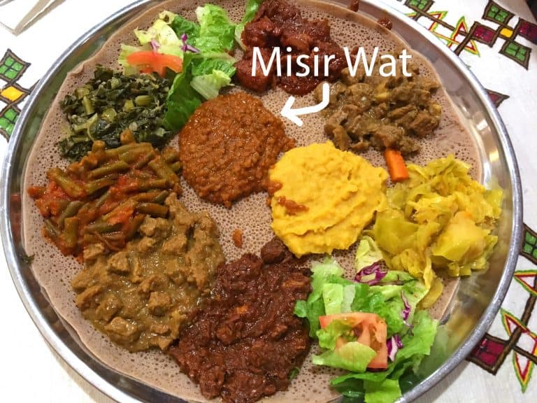 ethiopian dinner platter