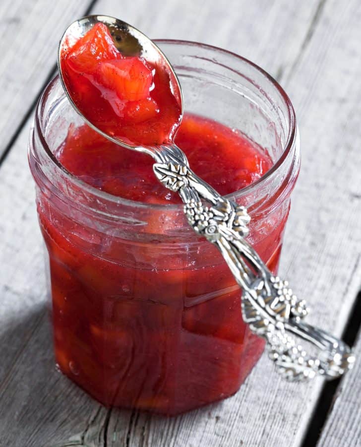 strawberry rhubarb jam recipe best homemade without pectin