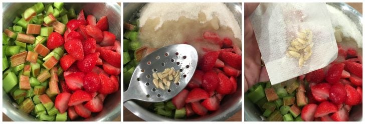 strawberry rhubarb jam recipe low sugar no pectin