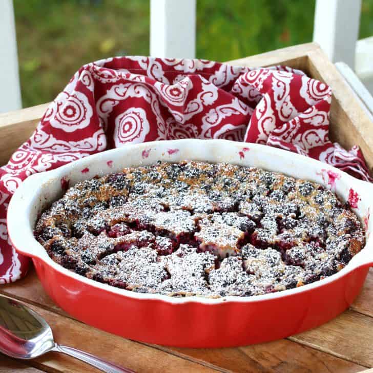 Blackberry Clafoutis The Daring Gourmet