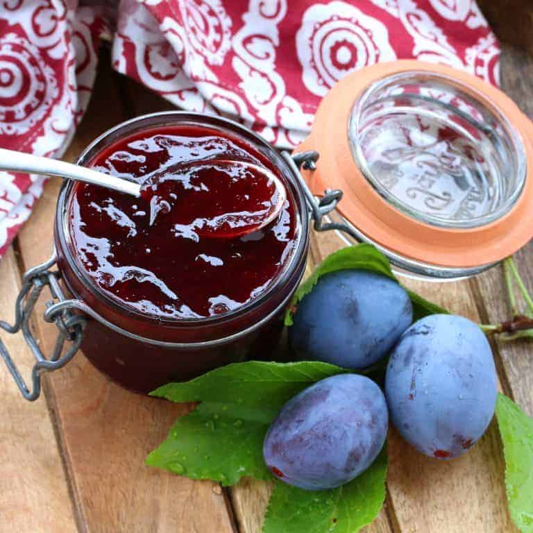 plum jam recipe without pectin homemade