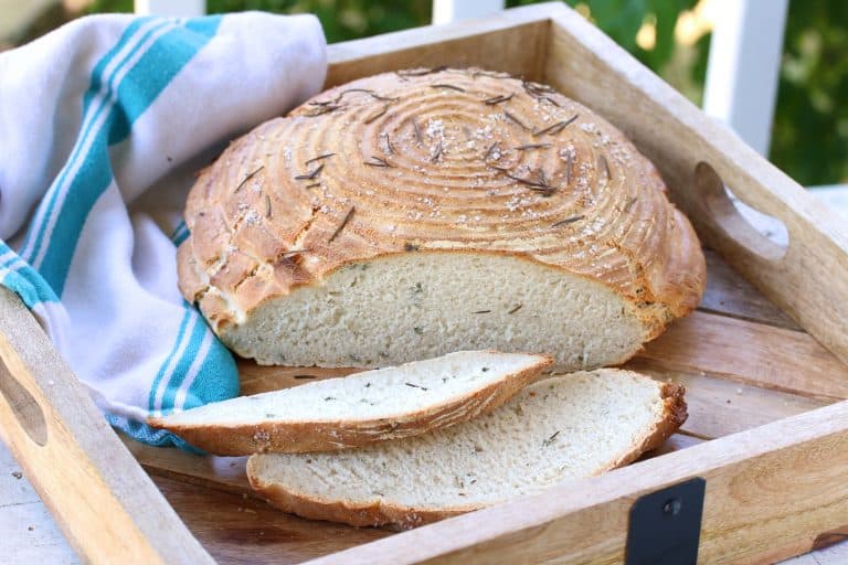 rosemary sourdough bread recipe homemade rustic artisan crusty