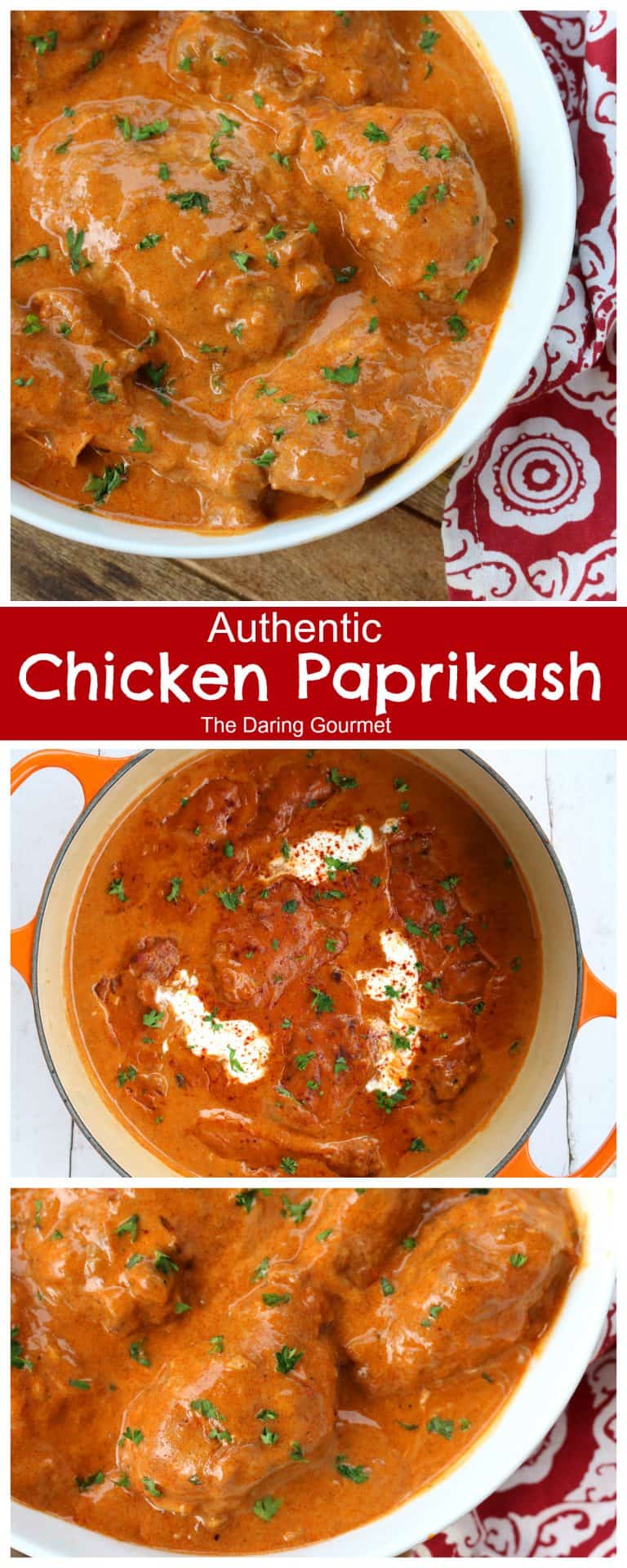 Authentic Chicken Paprikash (Paprikás Csirke) The Daring Gourmet