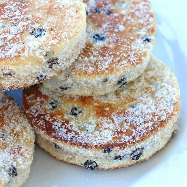 welsh cakes recipe authentic traditional best griddle cakes dried currants lard butter