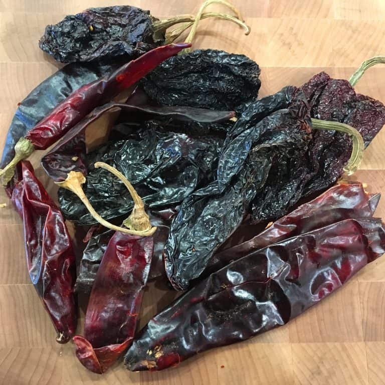 dried chile peppers