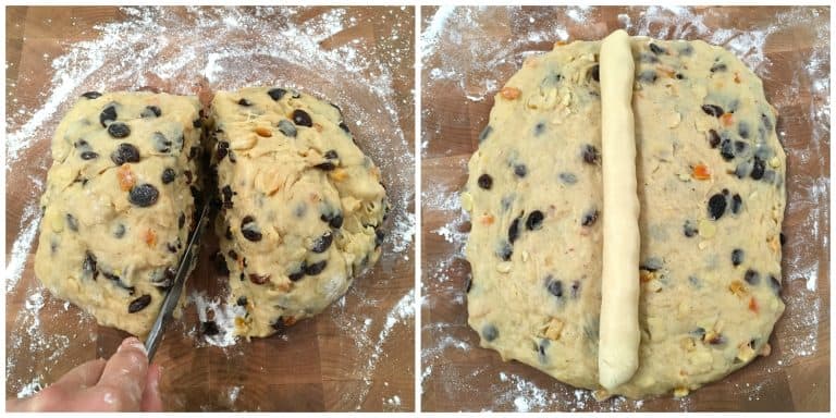 stollen recipe preparing dough