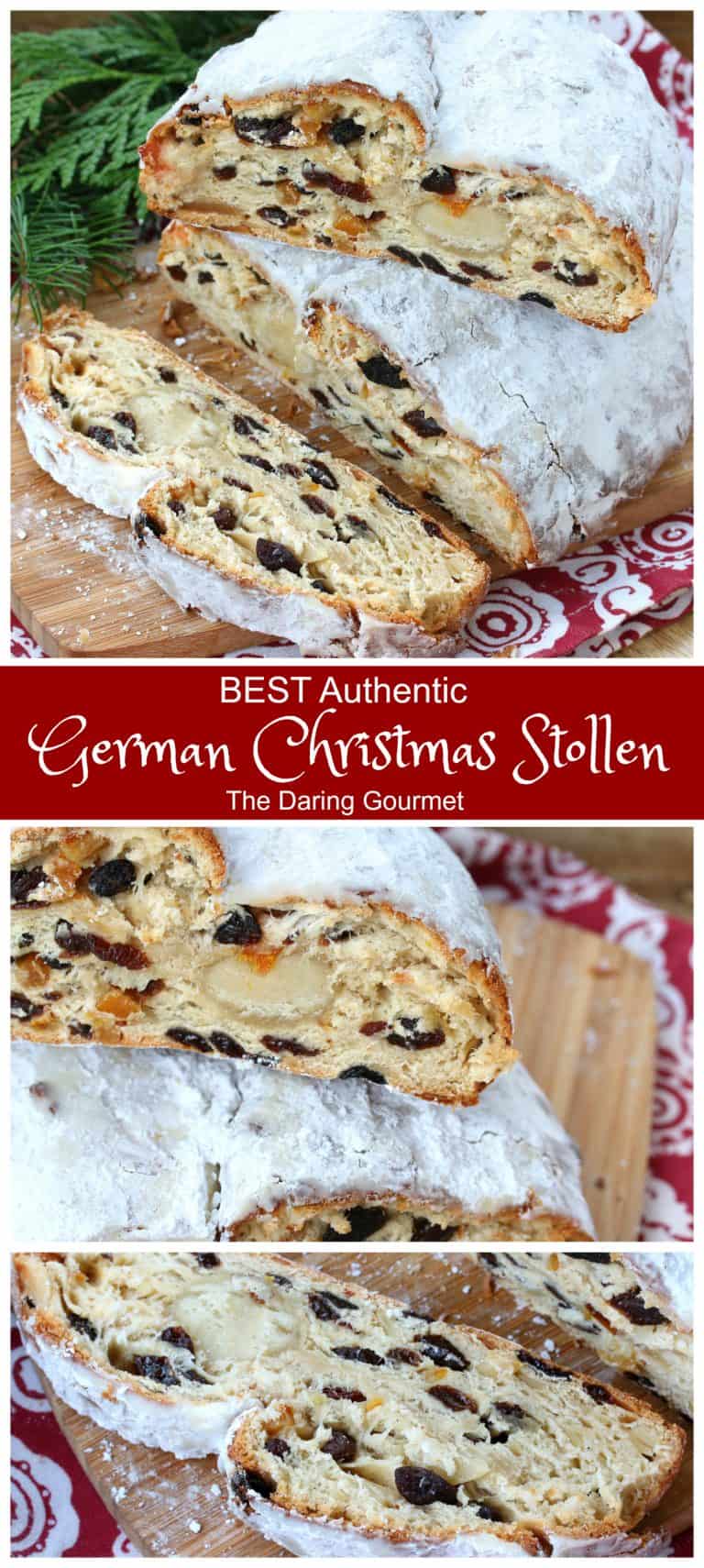 stollen recipe best authentic traditional German christmas bread christstollen