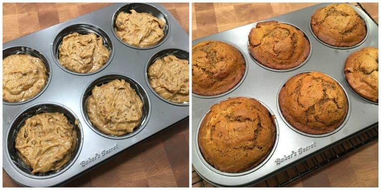 baking in tins