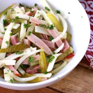 Wurstsalat  Swiss German Sausage Salad  - 47