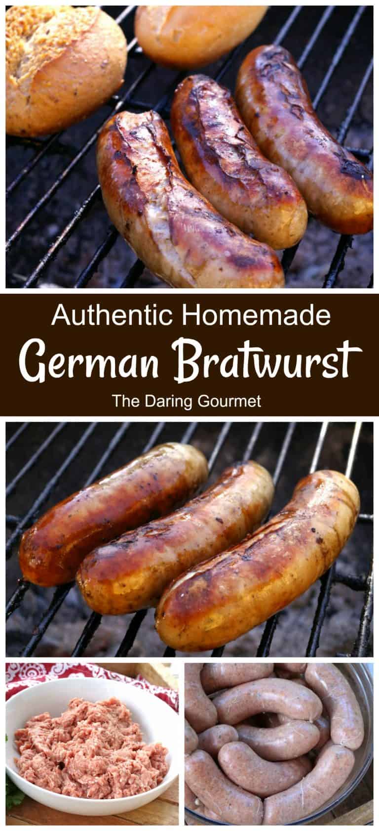 Homemade German Bratwurst - The Daring Gourmet