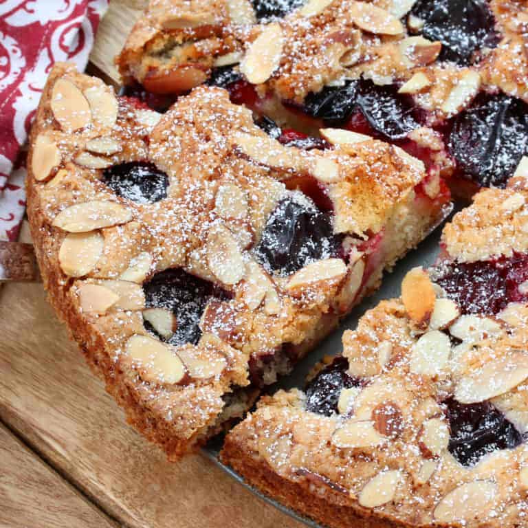 french almond plum cake recipe traditional 