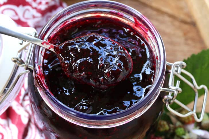 blackberry jam recipe without pectin homemade