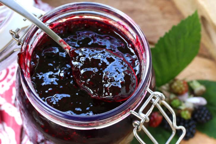 blackberry jam recipe without pectin homemade