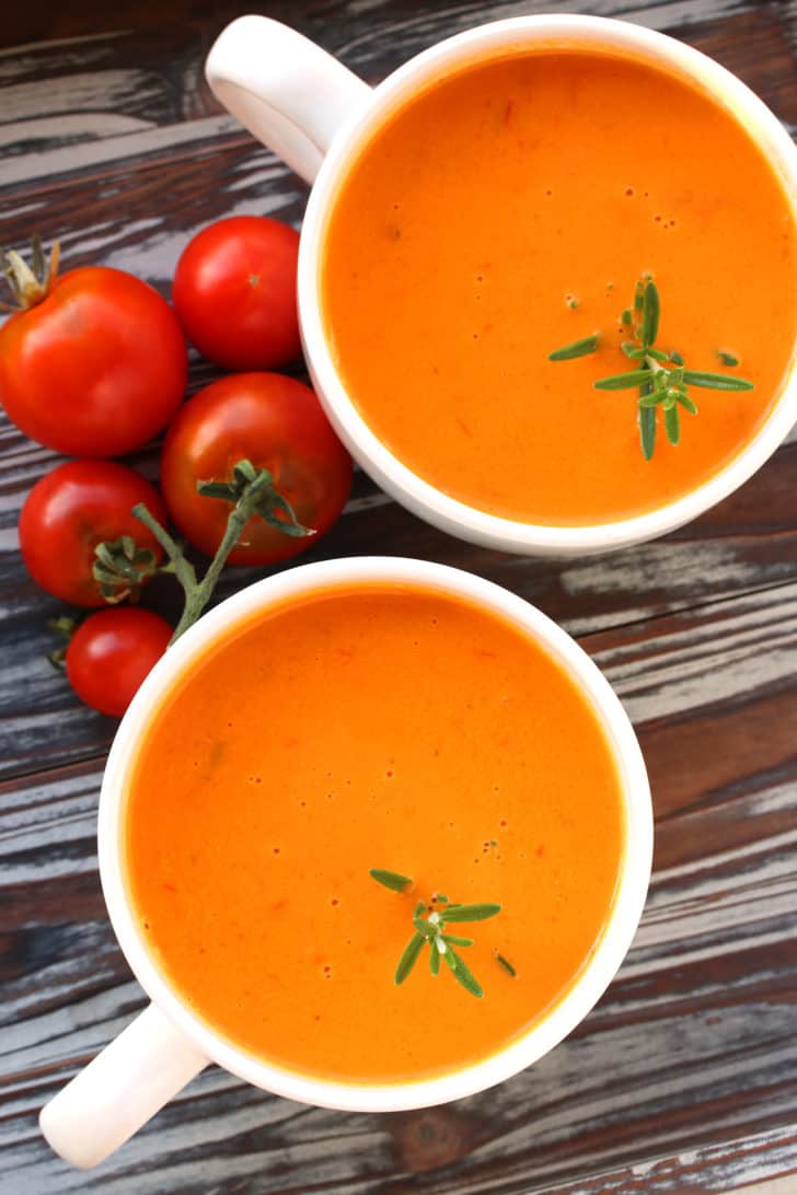 Creamy Tomato Soup - The Daring Gourmet