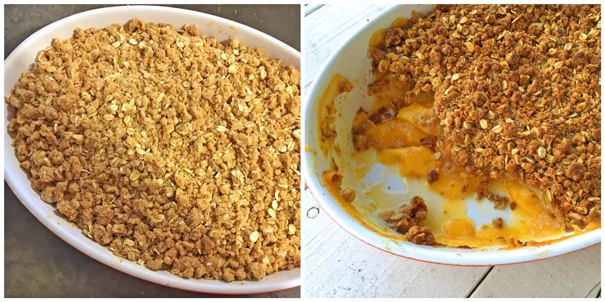 BEST Peach Crisp - 12