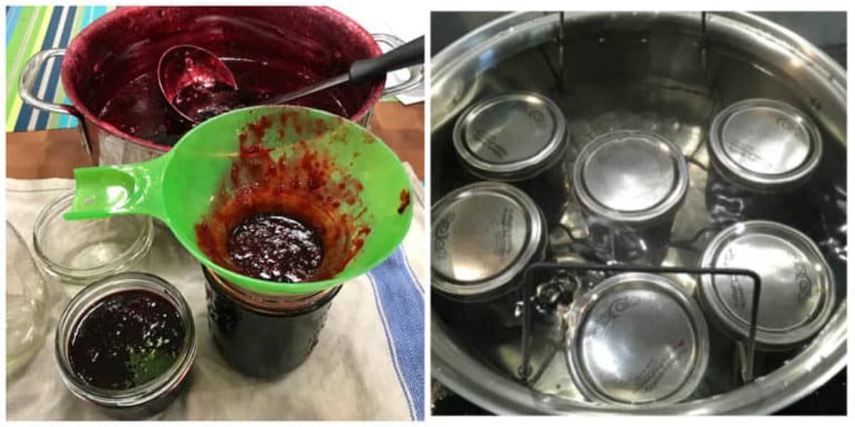 canning blackberry jam