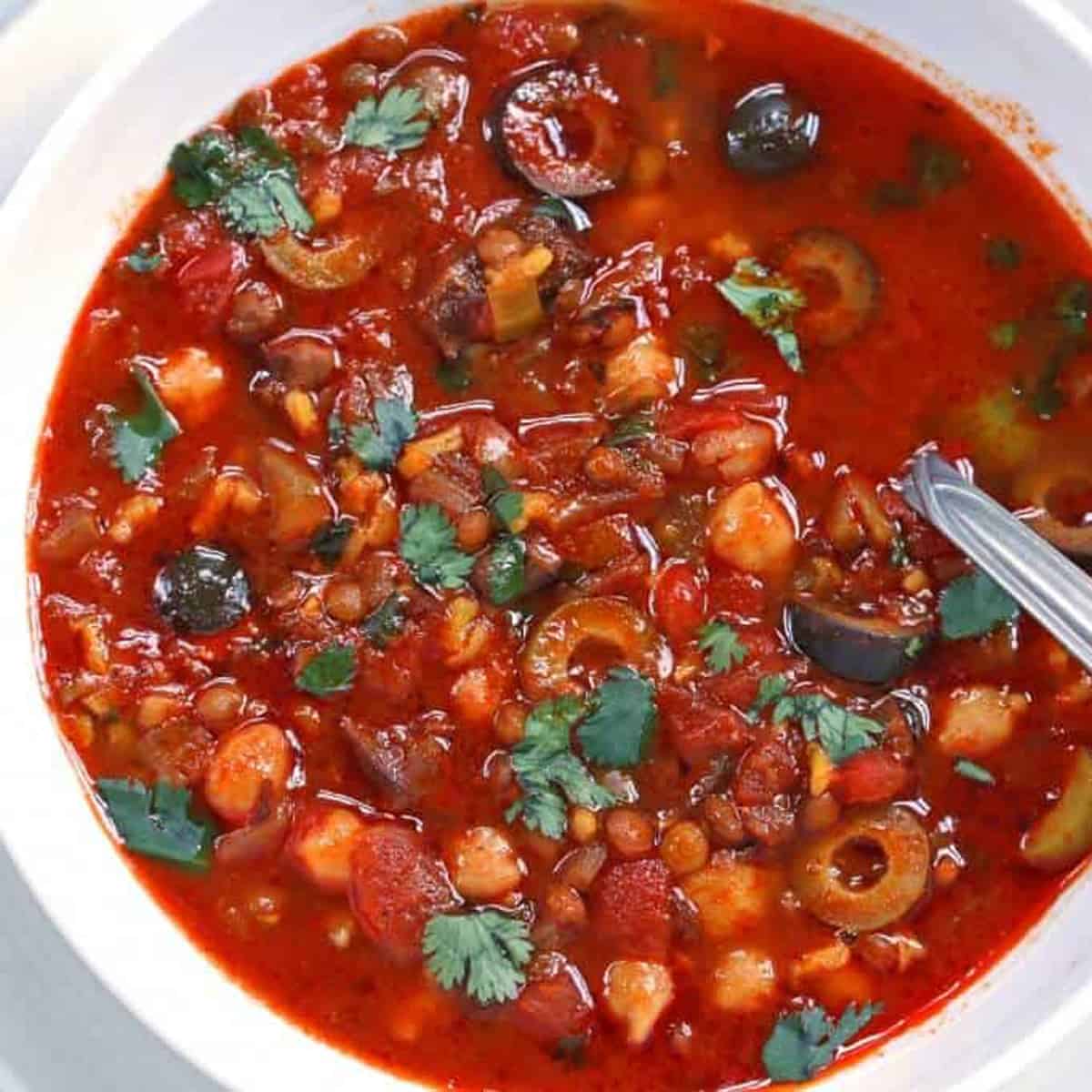 Ultimate Harira (Moroccan Chickpea & Lentil Soup)