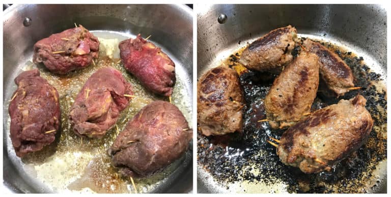 browning the beef