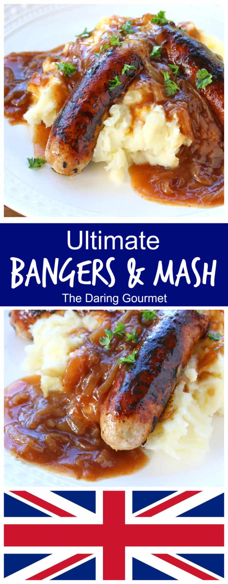 bangers and mash recipe best how to make homemade sausages onion gravy authentic traditional