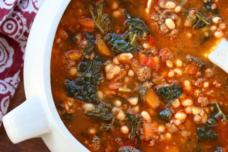 white bean and sausage soup recipe tuscan kale