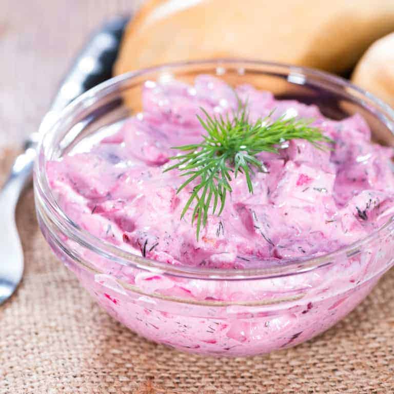 herring salad recipe red beets apples dill German Danish Swedish Norwegian Finnish Polish authentic traditional