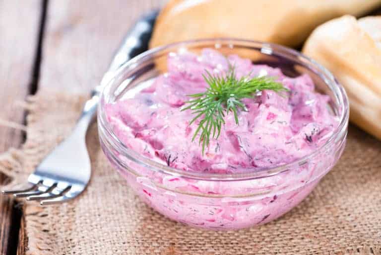 herring salad recipe roter heringssalat red beets apples dill German Danish Swedish Norwegian Finnish Polish authentic traditional