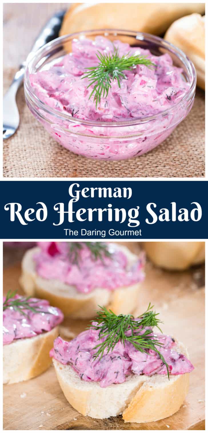German Red Herring Salad (Roter Heringssalat) The Daring Gourmet